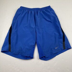Nike Dri-Fit Running Shorts Men’s M Mesh Lined Breathable Gym Athletic Pro Blue